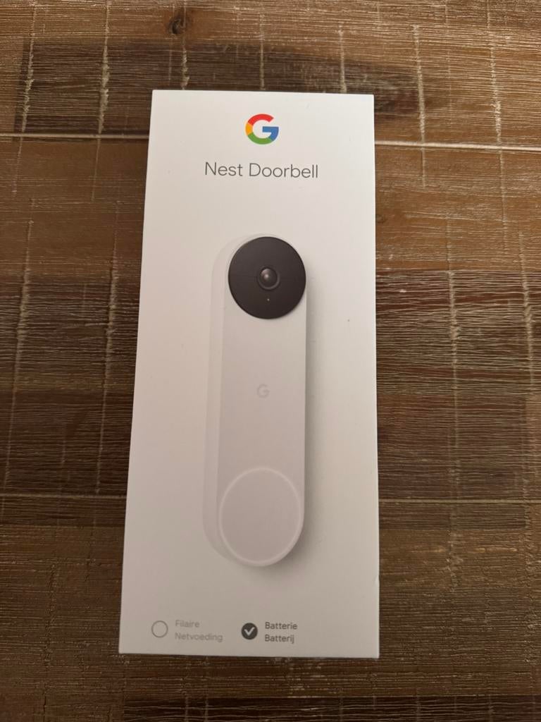 Nest doorbell op batterij Nieuw, Ophalen of Verzenden, Nieuw