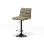 Barkruk Peter met gasveer stof soft groen | Webshop