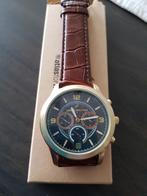 Daniel Hechter horloge., Overige merken, Leer, Staal, Nieuw