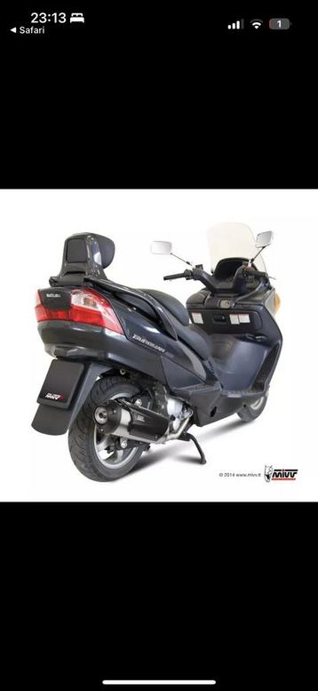 Suzuki burgman uitlaat Mivv 250-400 2003-2006 nieuw beschikbaar voor biedingen