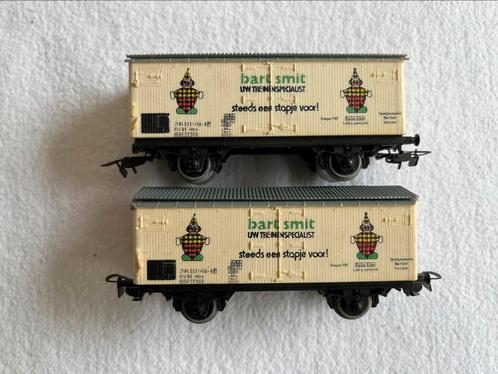 2 Piko NS Bart Smit goederenwagons, Hobby en Vrije tijd, Modeltreinen | H0, Gebruikt, Wagon, Gelijkstroom of Wisselstroom, Piko