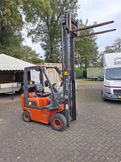 Heftruck 1.5 ton gas Nissan, Zakelijke goederen, Machines en Bouw | Heftrucks en Intern transport, Heftruck, LPG, 1000 tot 2000 kg