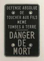 Frans waarschuwings- /  verbodsbord Danger de Mort, Ophalen of Verzenden