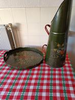 Beschilderde kolenkit met dienblad, Ophalen, Gebruikt, Overige materialen