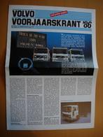 Volvo Truck Krant 1986 - F16 F12 F10 FL6, Boeken, Ophalen, Volvo, Volvo, Zo goed als nieuw