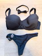 Marlies Dekkers setje - BH 80E - String L, Marlies Dekkers, Verzenden, Zwart, Setje