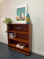 Vintage Deense boekenkast van teakhout, Ophalen, Vintage Deens design, Gebruikt, 100 tot 150 cm