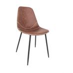 Vintage leren design stoelen, Piana franky stoel retro.  603, Ophalen of Verzenden, Nieuw