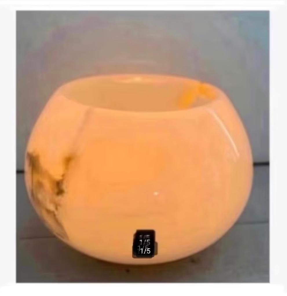 Korting 2 onyx edelsteen waxinelichthouder doorlatend pr.st, Sieraden, Tassen en Uiterlijk, Edelstenen, Zo goed als nieuw, Ophalen of Verzenden