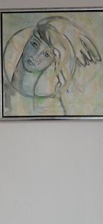 Schilderij engel - hand geschilderd, Ophalen of Verzenden