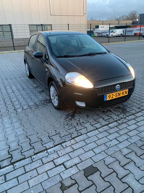 Fiat Punto 1.4 5DR 2006 Zwart, Auto's, Fiat, Particulier, Punto, Airbags, Airconditioning, Centrale vergrendeling, Climate control