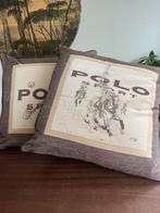 2 woonkussens Polo Sport te koop, prachtige kwaliteit, Huis en Inrichting, Ophalen, Zo goed als nieuw, Overige kleuren, Vierkant