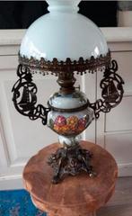 Grote Antieke Jugenstil Petroliumlamp, Schippertje., Antiek en Kunst, Antiek | Lampen, Ophalen