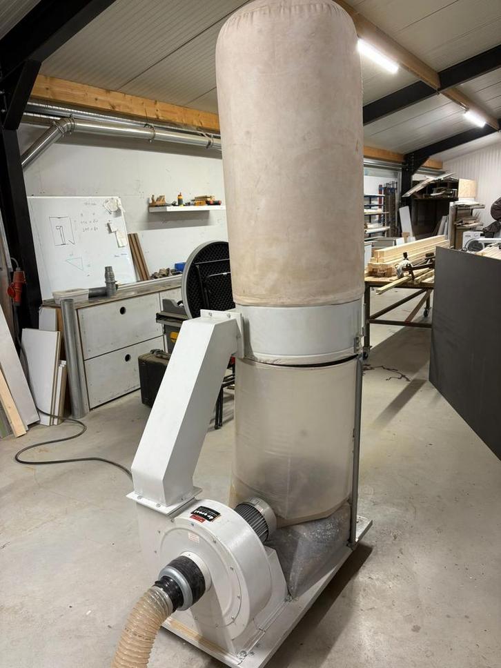 Houtmot afzuiger / afzuiginstallatie, Doe-het-zelf en Verbouw, Ventilatie en Afzuiging, Zo goed als nieuw, Afzuiger, Ophalen of Verzenden