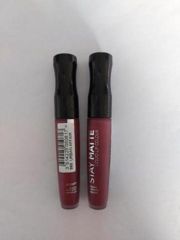 2 nieuwe rimmel stay matte liquid lip color (advr 29) beschikbaar voor biedingen