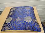 sierkussen blauw 39x39, Huis en Inrichting, Ophalen of Verzenden, 'T Olde Gre-j, Info@toldegrej.nl, Endepoelstraat 20f Didam
