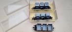 Trix Express 3 goederenwagons 3457, 3458, Gebruikt, Gelijkstroom, Trix, Wagon