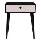 Zwart houten nachtkastje van house nordic, Minder dan 45 cm, Nieuw, Ophalen of Verzenden, Minder dan 55 cm