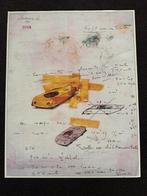 Panamarenko lithografie zeldzaam solar car pop art kunst, Antiek en Kunst, Kunst | Litho's en Zeefdrukken, Ophalen of Verzenden