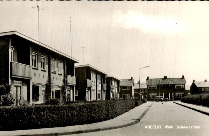 Andelst - Weth. Schaarsstraat, Verzamelen, Ansichtkaarten | Nederland, Ongelopen, Gelderland, Voor 1920, Ophalen of Verzenden