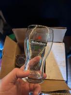 12 (11) Originele oude Heineken Stapelglazen “Stier”, Ophalen, Gebruikt, Bierglas