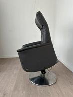 Sta op Stoel relax fauteuil-Top Merk Prominent -Draaibaar, Minder dan 75 cm, Leer, Ophalen of Verzenden, Zo goed als nieuw