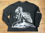 zwarte longsleeve met wings M in ~~nieuw~~ staat, Verzenden, Zo goed als nieuw, Maat 52/54 (L), Zwart