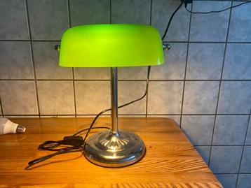 Bankierslamp Notarislamp 32 x 25 cm vaste prijs 49 euro beschikbaar voor biedingen