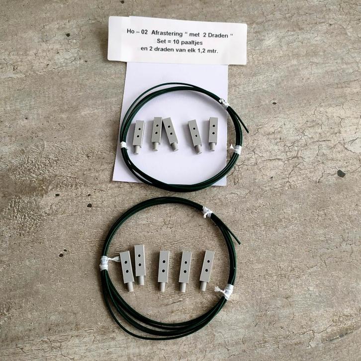 Modeltrein Ho – 02 Afrastering / Vangrail 2 Draden, Hobby en Vrije tijd, Modeltreinen | H0, Nieuw, Natuur, Gelijkstroom, Märklin