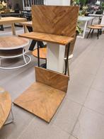 Nieuwe industrieel wandmeubel teakhout visgraat 120x60cm €85, Ophalen, Met plank(en), ., Nieuw