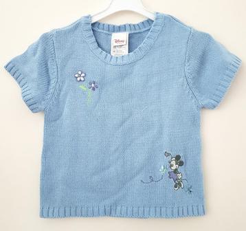 Blauw Disney Store/Minnie truitje maat 98/104 *NIEUW (0804) 