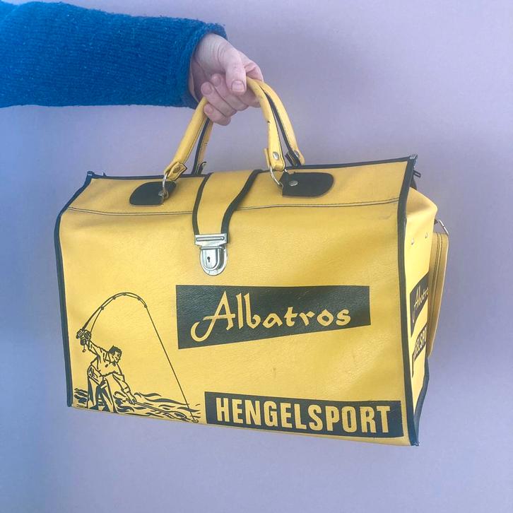 Albatros Tas / Vintage Vistas, Watersport en Boten, Hengelsport | Algemeen, Gebruikt, Koffer of Tas, Ophalen of Verzenden
