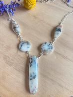 Edelsteenketting Dendriet Opaal Handgemaakt, Overige materialen, Overige kleuren, Nieuw, Ophalen of Verzenden