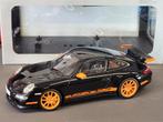 Porsche 911 997 GT3 RS Black/ orange Autoart zie omschr., Ophalen of Verzenden, Gebruikt, Overige merken