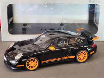Porsche 911 997 GT3 RS Black/ orange Autoart zie omschr. beschikbaar voor biedingen