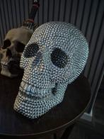 Zilveren Doodshoofd Beeld, Ophalen of Verzenden, Zo goed als nieuw, Kunststof, Overige typen