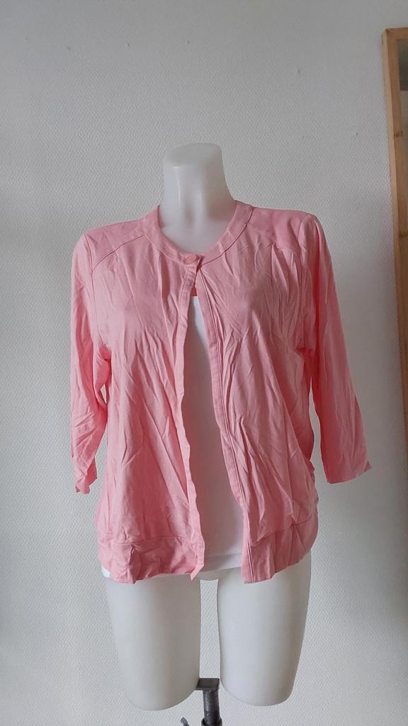 Frank Walder Vest - Maat 42, Kleding | Dames, Truien en Vesten, Zo goed als nieuw, Maat 42/44 (L), Roze, Ophalen of Verzenden