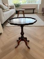 Antieken bijzettafeltje, Huis en Inrichting, Tafels | Bijzettafels, Minder dan 55 cm, Zo goed als nieuw, Ovaal, Ophalen