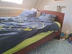 Tweepersoonsbed, Ophalen, Gebruikt, Bruin, Tweepersoons
