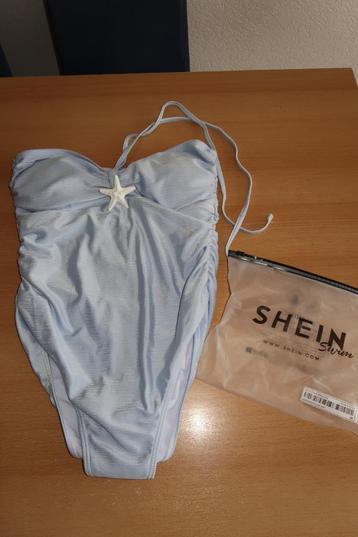 Nieuw blauw badpak met schelp maat S / M beschikbaar voor biedingen