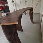 Natuurlijk houten bar met kleine ronding, Huis en Inrichting, Barren, Ophalen, Gebruikt