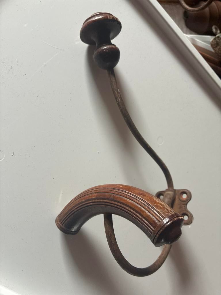 Vintage Franse Kapstokhaak - Charmant & Functioneel, Antiek en Kunst, Ophalen of Verzenden