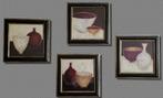 Schilderijtjes, set van 4, Antiek en Kunst, Ophalen