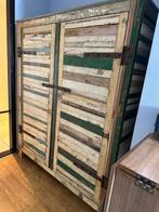 Sloophout kast, Met plank(en), Gebruikt, 150 tot 200 cm, 25 tot 50 cm