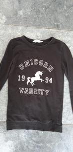 Leuke sweater eenhoorn 134-140, Gebruikt, Meisje, Trui of Vest, H&M