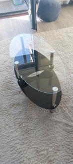 Glazen Salontafel - Modern Design, Ophalen, Minder dan 50 cm, 50 tot 100 cm, Zo goed als nieuw