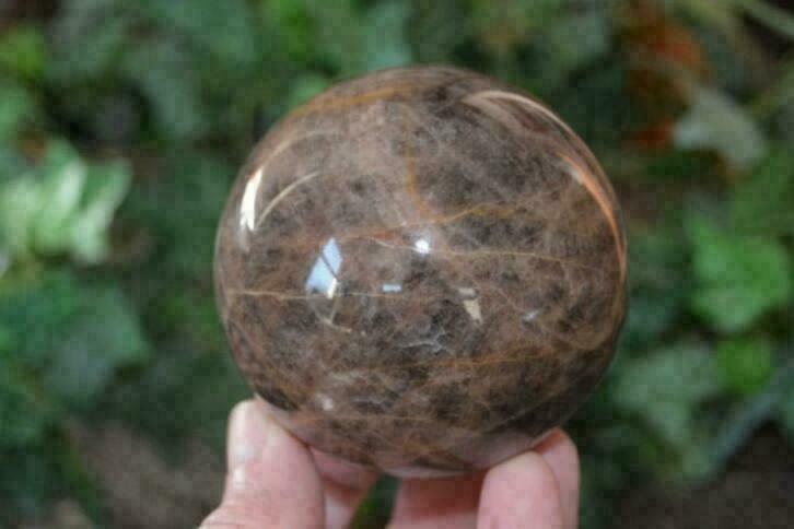 Zwarte Maansteen bol (nr. 2), Nieuw, Ophalen of Verzenden, Nvt, Nvt