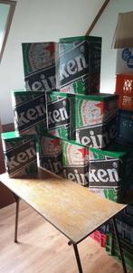 9 Heineken blikken, Verzamelen, Biermerken, Ophalen of Verzenden, Zo goed als nieuw, Heineken
