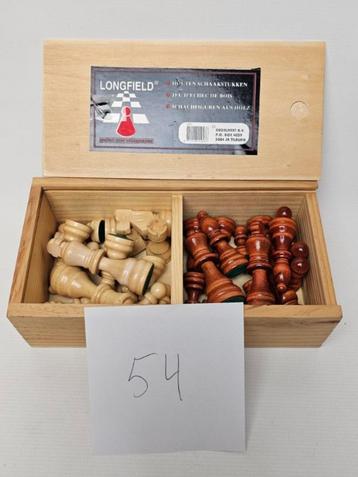 # Longfield schaakset set 54 nog zo goed als nieuw beschikbaar voor biedingen