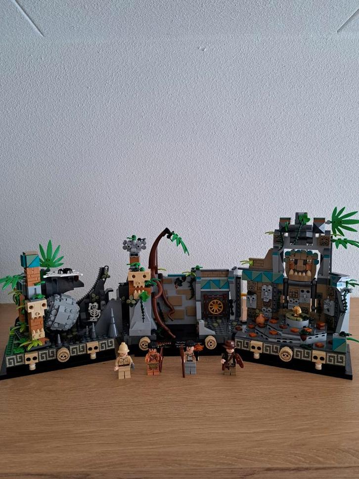 Lego Indiana Jones 77015 Tempel van het Gouden Hoofd Beeld, Kinderen en Baby's, Speelgoed | Duplo en Lego, Zo goed als nieuw, Lego